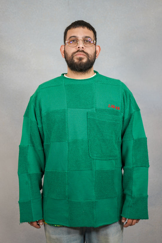 Big Pocket Jacquard Tee (Green)