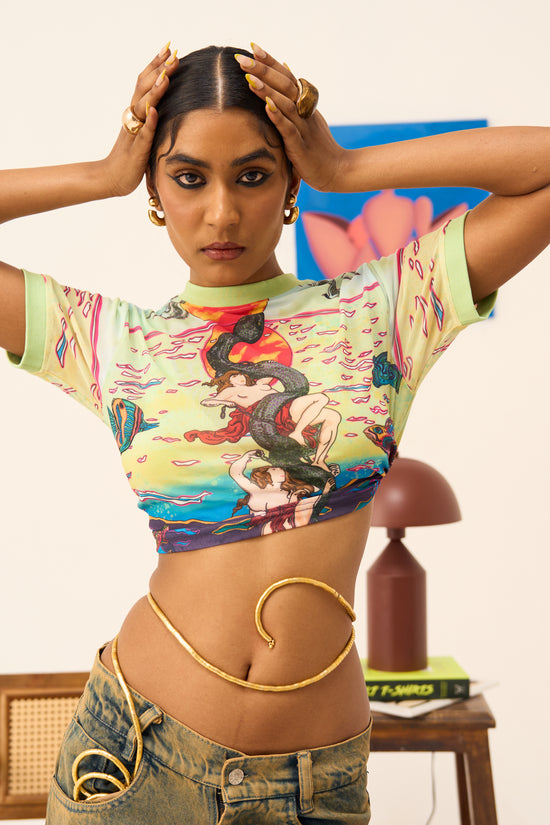 SNAKE CROPTOP